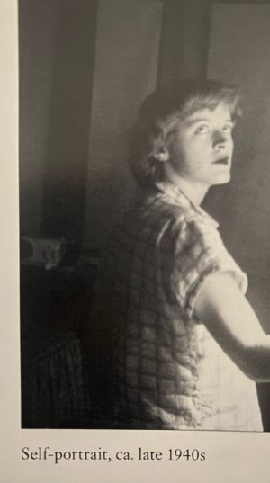 Connie Converse's self portrait, via Howard Fishman's book