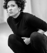 Rehearsal photos of Perle Noire with Julia Bullock and Tyshawn Sorey  directed by Peter Sellers with musicians from International Contemporary Ensemble (ICE), rehearsing at the Park Avenue Armory Artist studios on January 15, 2020.
Credit: Stephanie Berger.