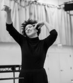 Rehearsal photos of Perle Noire with Julia Bullock and Tyshawn Sorey  directed by Peter Sellers with musicians from International Contemporary Ensemble (ICE), rehearsing at the Park Avenue Armory Artist studios on January 15, 2020.
Credit: Stephanie Berger.